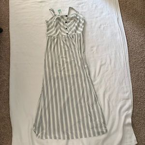NWT Cute striped maxi dress!
